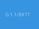 G 1.1/8X11 